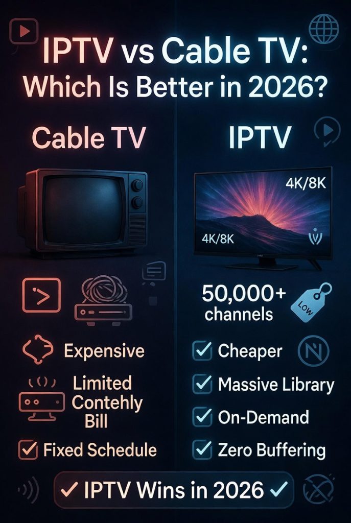 Comparison between IPTV and traditional cable TV