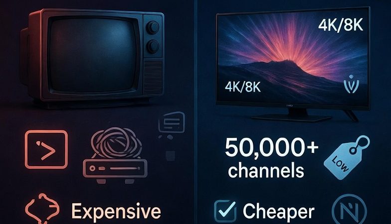 Comparison between IPTV and traditional cable TV