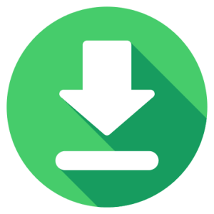 Person choosing a trusted download button from an official source while avoiding a suspicious APK download website.