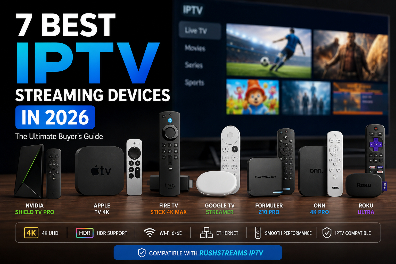 Best IPTV streaming devices in 2026