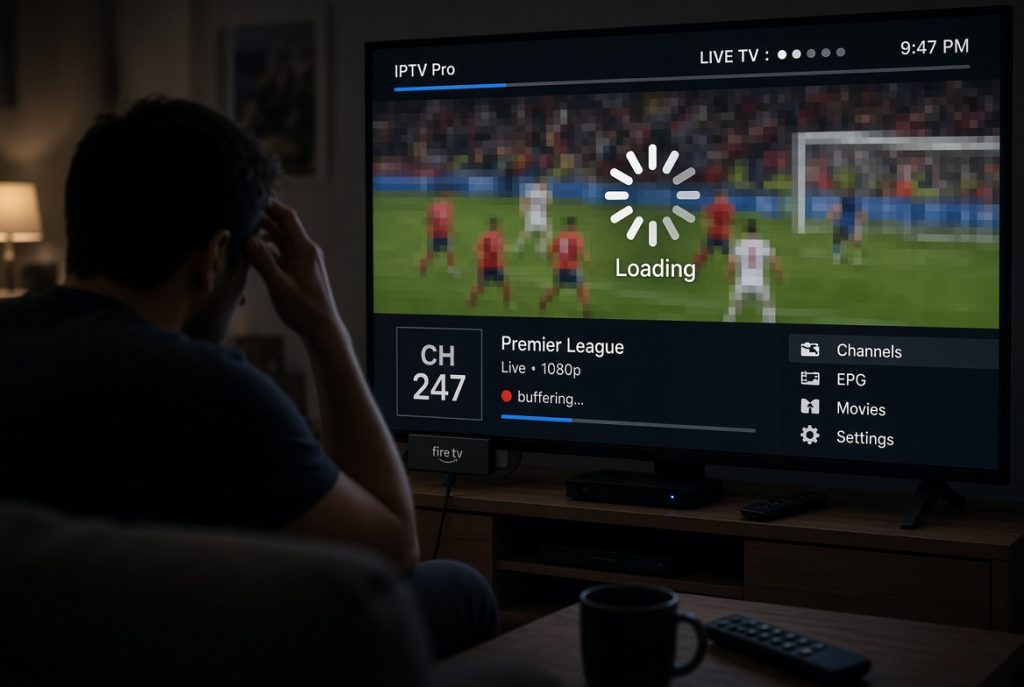 Firestick running slow while streaming IPTV