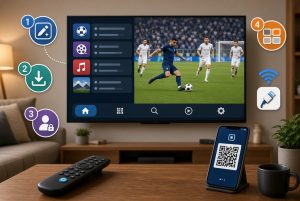 "Step-by-step guide to set up IPTV on a smart TV"