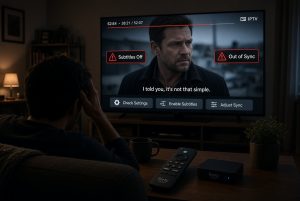 IPTV subtitles not showing on a streaming device